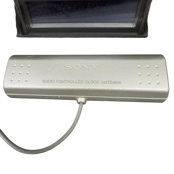 Sony ICF-C255RC Dream Machine AM/FM Radio Alarm Clock With Antenna Silver Tested - Picture 6 of 7